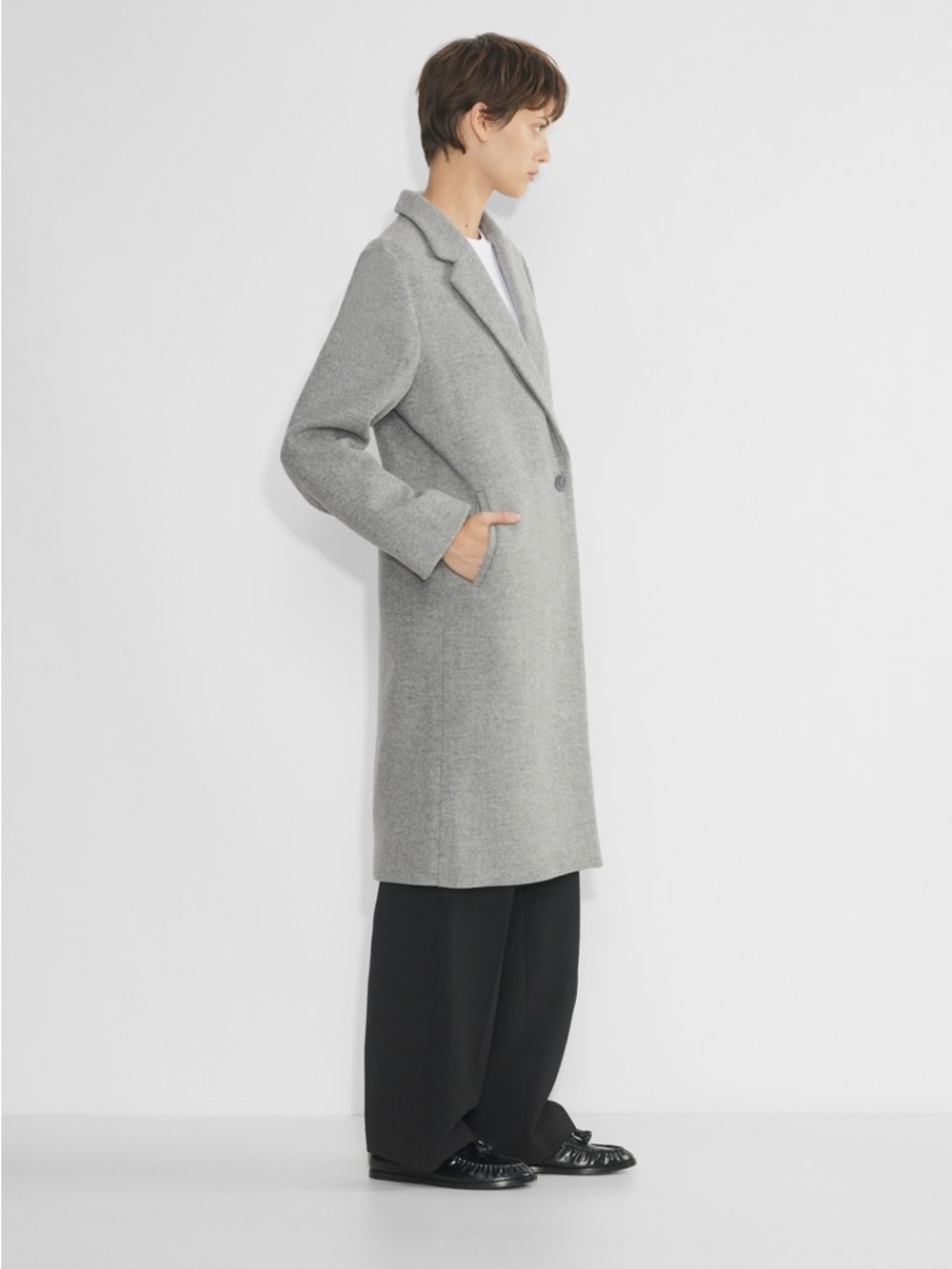 Aritzia Babaton The Stedman Coat Grey
